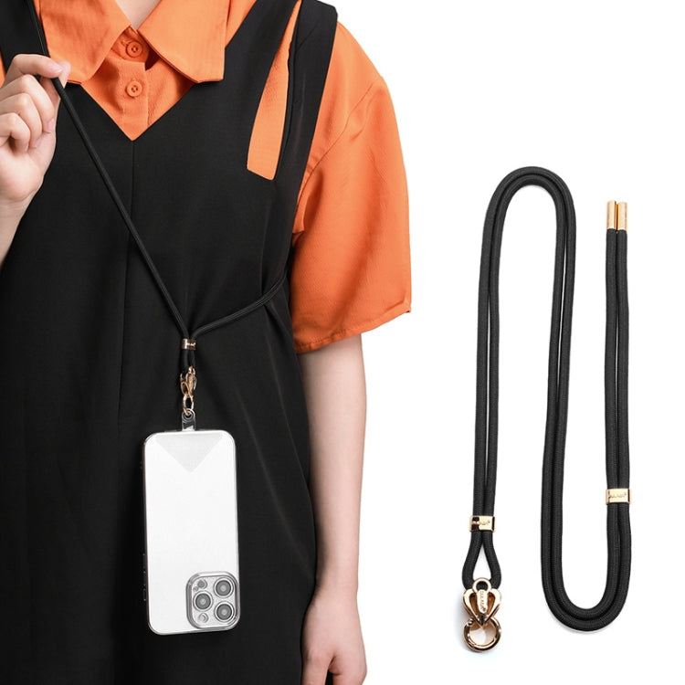 SULADA Multifunctional Universal Mobile Phone Love Lanyard(Black) - free shipping - PMC TechLife - Order now!