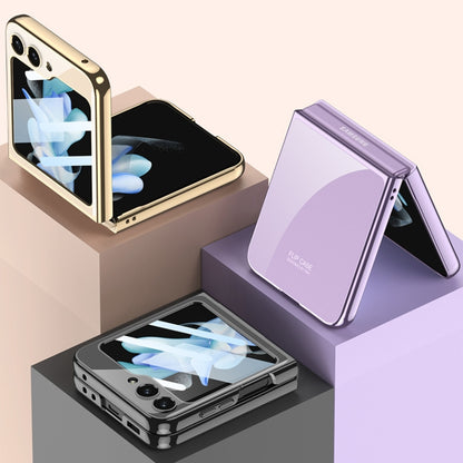 For Samsung Galaxy Z Flip5 GKK Integrated Electroplating Full Coverage Phone Case(Transparent) - Galaxy Z Flip5 Cases by GKK | Online Shopping South Africa | PMC Jewellery