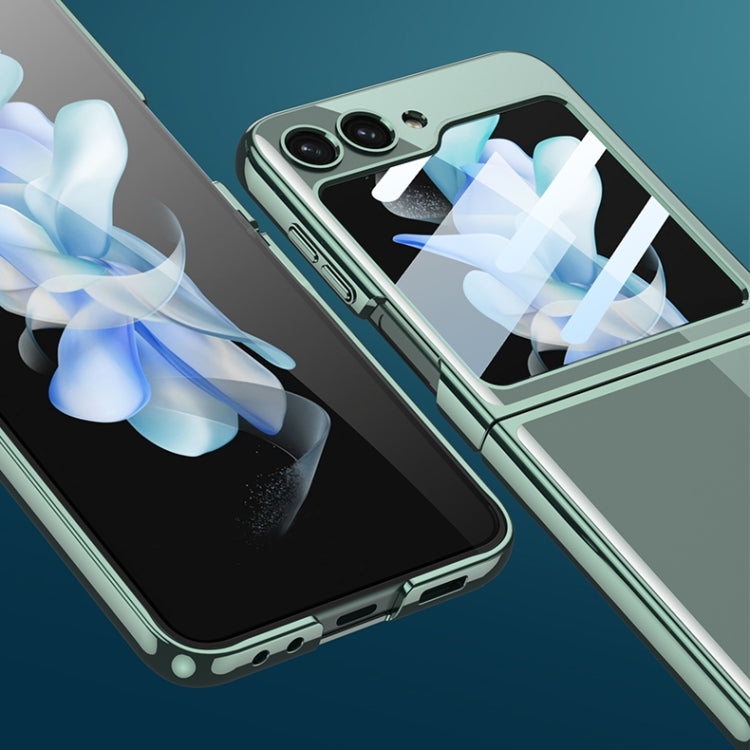 For Samsung Galaxy Z Flip5 GKK Integrated Electroplating Full Coverage Phone Case(Transparent) - Galaxy Z Flip5 Cases by GKK | Online Shopping South Africa | PMC TechLife