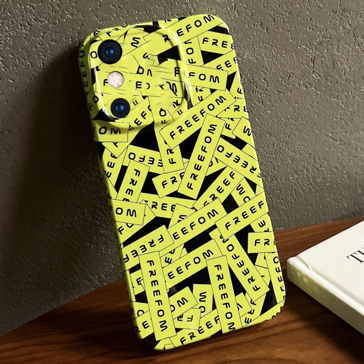 For iPhone XS Max Painted Pattern Precise Hole PC Phone Case(Green Label) - More iPhone Cases by PMC TechLife | Online Shopping South Africa | PMC TechLife