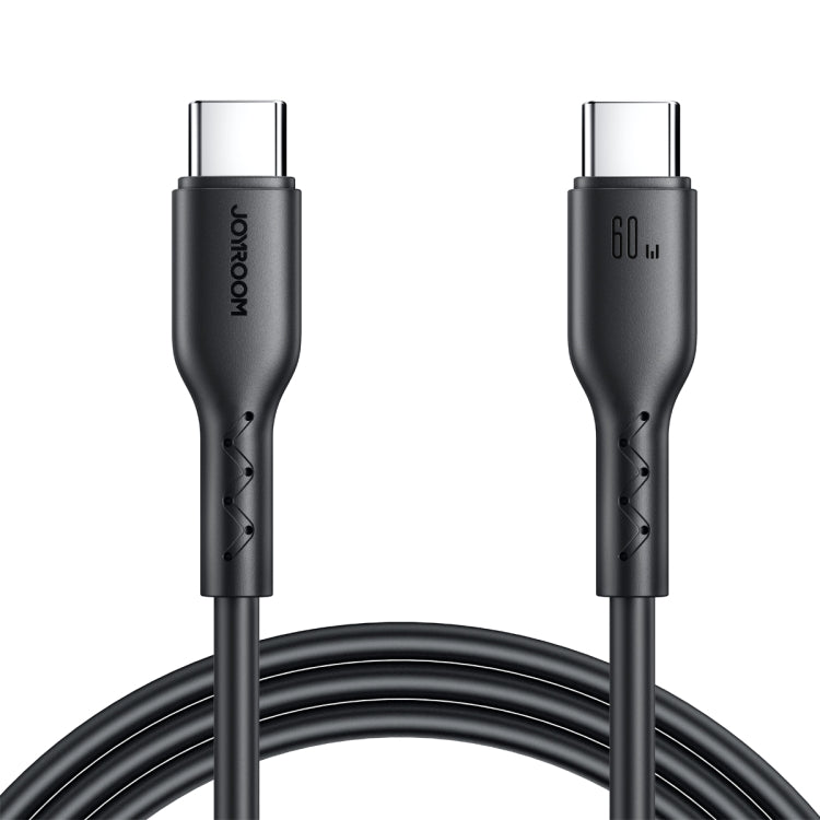 JOYROOM SA26-CC3 Flash Charge Series 60W USB-C / Type-C to USB-C / Type-C Fast Charging Data Cable, Cable Length:1m(Black) - USB-C & Type-C Cable by JOYROOM | Online Shopping South Africa | PMC Jewellery | Buy Now Pay Later Mobicred