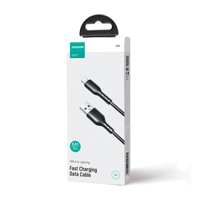 JOYROOM SA26-AC3 Flash Charge Series 3A USB to USB-C / Type-C Fast Charging Data Cable, Cable Length:2m(Black) - USB-C & Type-C Cable by JOYROOM | Online Shopping South Africa | PMC Jewellery