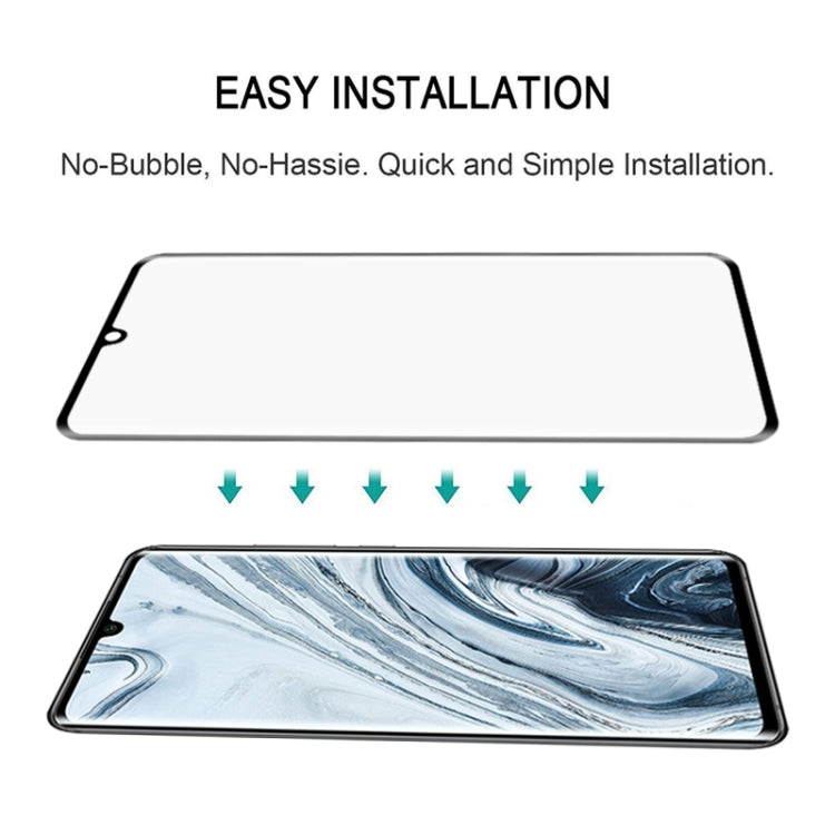 For Xiaomi Mi Note 10 25 PCS 3D Curved Edge Full Screen Tempered Glass Film(Black) -  by PMC TechLife | Online Shopping South Africa | PMC TechLife