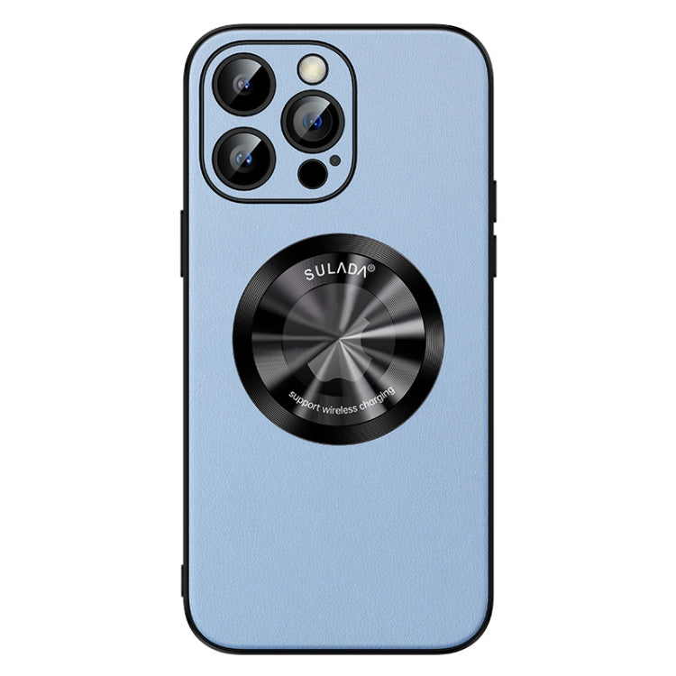 For iPhone 13 Pro Max SULADA Microfiber Leather MagSafe Magnetic Phone Case(Sierra Blue) - iPhone 13 Pro Max Cases by SULADA | Online Shopping South Africa | PMC TechLife