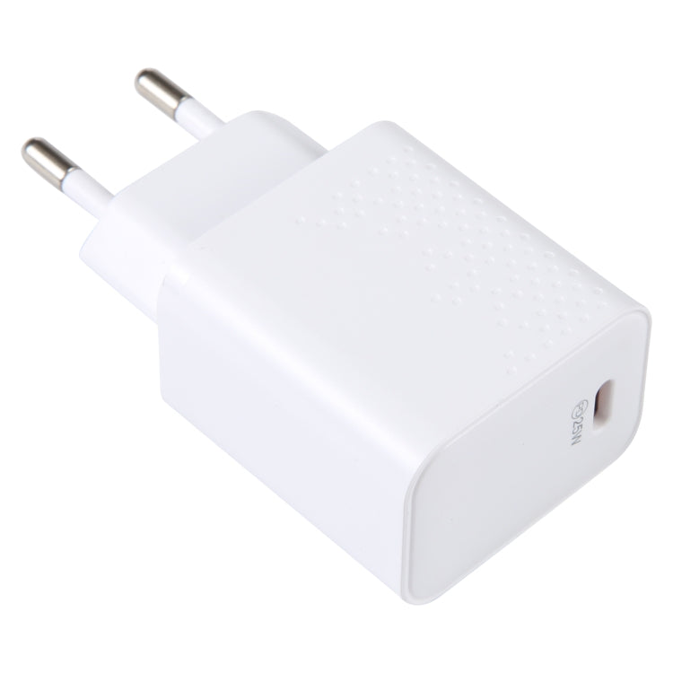 LZ-105PD 25W USB-C / Type-C Ports Dot Pattern Travel Charger, EU Plug(White) - USB Charger by PMC TechLife | Online Shopping South Africa | PMC TechLife | Buy Now Pay Later Mobicred