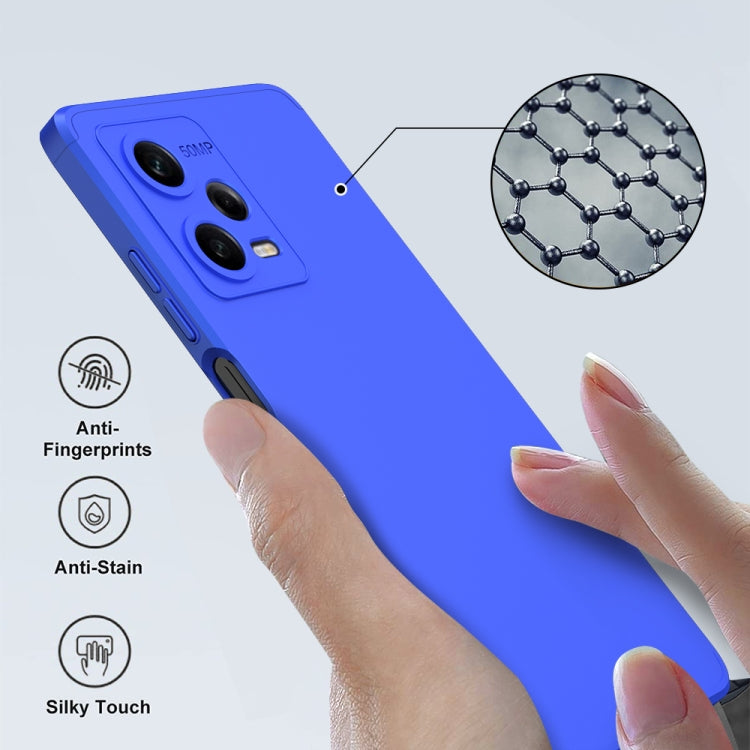 For Xiaomi Redmi Note 12 Pro 5G Global GKK Three Stage Splicing Full Coverage PC Phone Case(Blue) - Note 12 Pro Cases by GKK | Online Shopping South Africa | PMC Jewellery