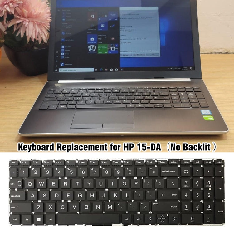 For HP 15-DA?/ 15-DB US Version Laptop Keyboard - free shipping - PMC TechLife - Order now!