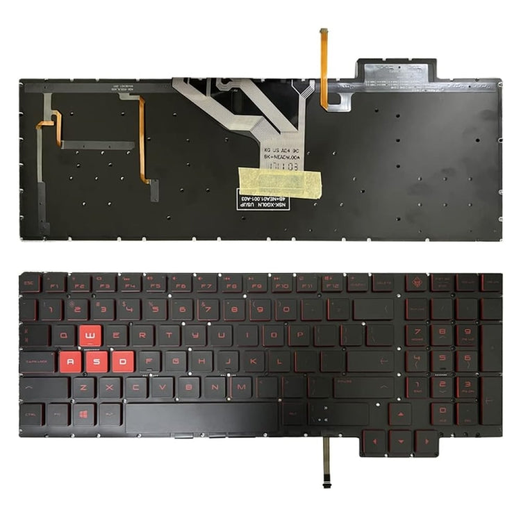 For HP 15-CE US Version Backlit Laptop Keyboard - HP Spare Parts by PMC TechLife | Online Shopping South Africa | PMC TechLife
