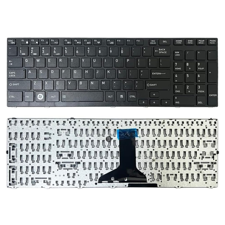 For TOSHIBA A660 / A665 Laptop Keyboard with Frame - Replacement Keyboards by PMC TechLife | Online Shopping South Africa | PMC TechLife