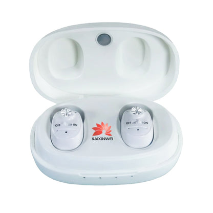 KAIXINWEI VHP-1607B DC3.7V In-ear Bluetooth Hearing Aid Sound Amplifier(White) - Hearing Aids by PMC Jewellery | Online Shopping South Africa | PMC Jewellery