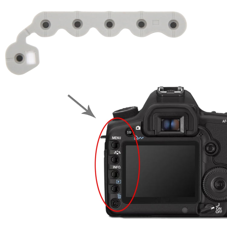 For Canon EOS 5D Mark II Camera Menu Keyboard - Others by PMC TechLife | Online Shopping South Africa | PMC TechLife