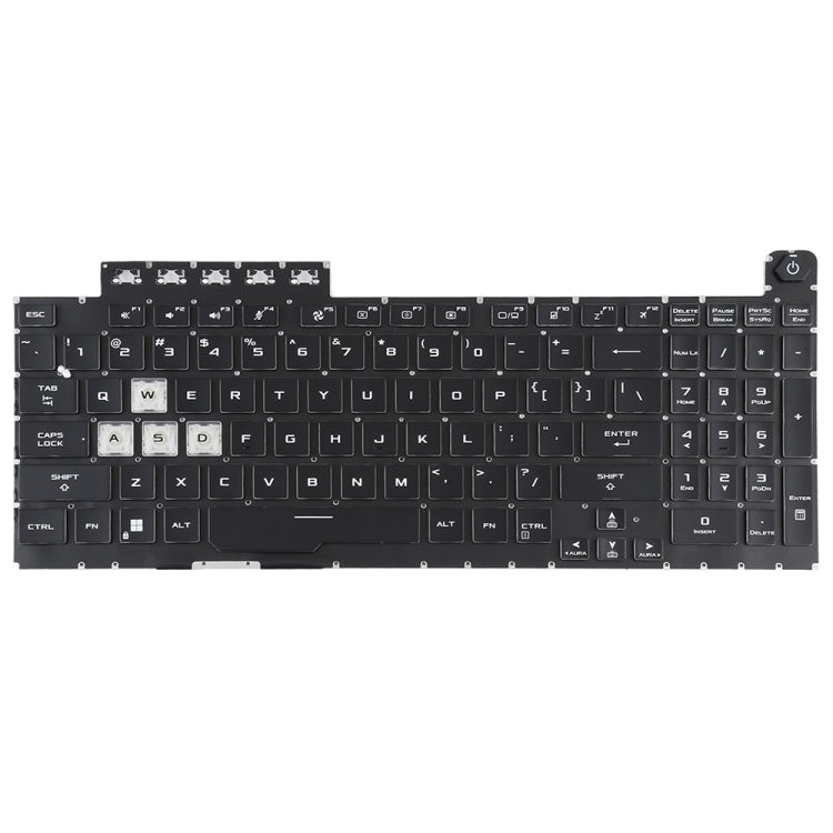 For Asus TUF Gaming F15 FX506 FA506 US Version Backlight Laptop Keyboard(Black) - Asus Spare Parts by PMC TechLife | Online Shopping South Africa | PMC TechLife | Buy Now Pay Later Mobicred