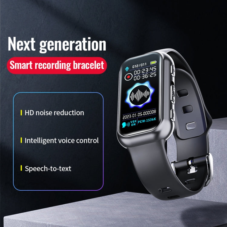 JNN S16 Smart HD Noise Reduction Bluetooth MP3 Voice Control Recording Bracelet, Memory:8GB - Smart Wristbands by JNN | Online Shopping South Africa | PMC TechLife | Buy Now Pay Later Mobicred