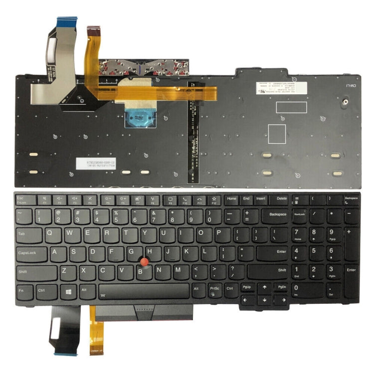 For Lenovo Thinkpad E580 E585 L580 E590 US Version Backlight Laptop Keyboard - Lenovo Spare Parts by PMC TechLife | Online Shopping South Africa | PMC TechLife
