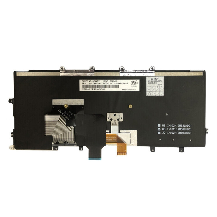 For Lenovo ThinkPad X240 X250 20AL 20AM UK Version Backlight Laptop Keyboard - Lenovo Spare Parts by PMC TechLife | Online Shopping South Africa | PMC TechLife