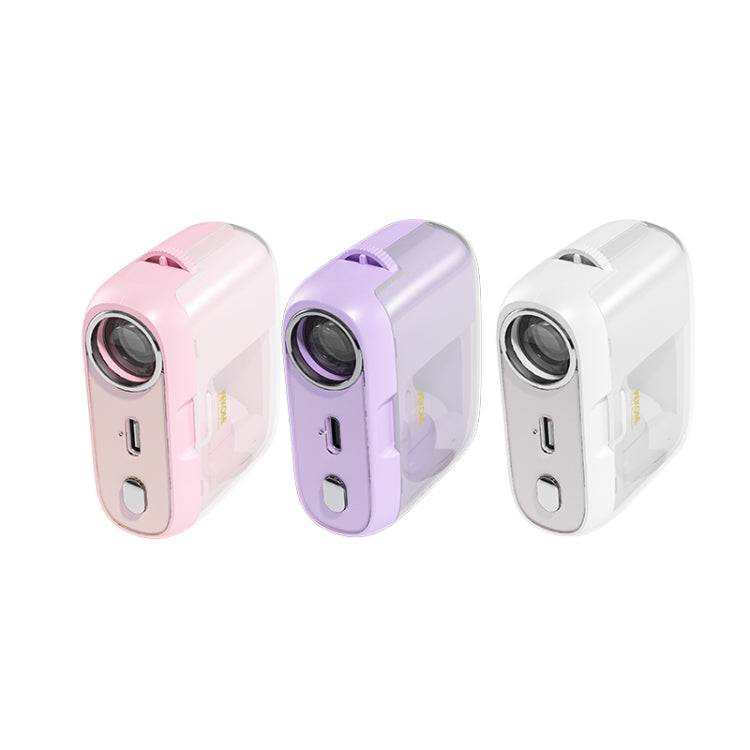 WK S28 Projection TWS Wireless Bluetooth Earphone(Purple) - TWS Earphone by WK | Online Shopping South Africa | PMC Jewellery