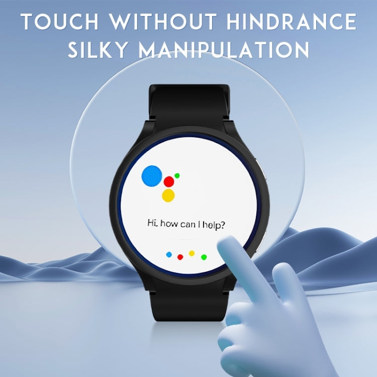 For Samsung Galaxy Watch 6 44mm Half-inclusive PC Watch Protective Case(Black) - Watch Cases by PMC TechLife | Online Shopping South Africa | PMC TechLife