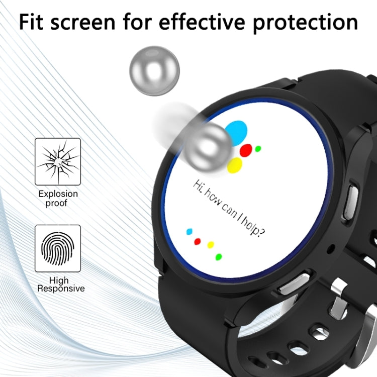For Samsung Galaxy Watch 6 44mm Half-inclusive PC Watch Protective Case(Dark Green) - Watch Cases by PMC TechLife | Online Shopping South Africa | PMC TechLife