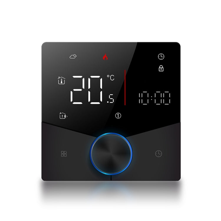 BHT-009GBLW Electric Heating WiFi Smart Home LED Thermostat(Black) - Thermostat & Thermometer by PMC Jewellery | Online Shopping South Africa | PMC Jewellery