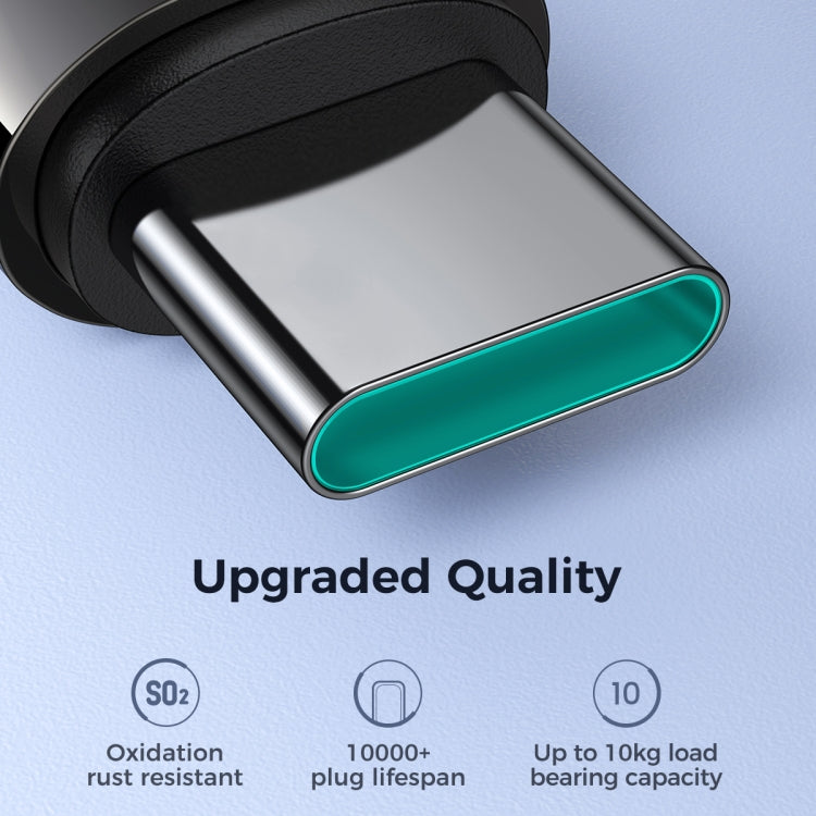 JOYROOM SA31-CC5 240W USB-C/Type-C to USB-C/Type-C Fast Charge Data Cable, Length: 1.2m(Black) - free shipping - PMC TechLife - Order now!
