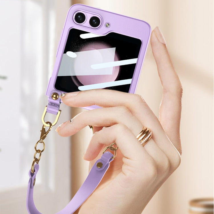 For Samsung Galaxy Z Flip5 GKK Ultra-thin Handbag Phone Case(Purple) - Galaxy Z Flip5 Cases by GKK | Online Shopping South Africa | PMC Jewellery