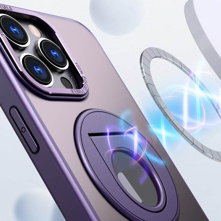 For iPhone 11 Rotating Ring Magnetic Holder Phone Case(Purple) - free shipping - PMC TechLife - Order now!