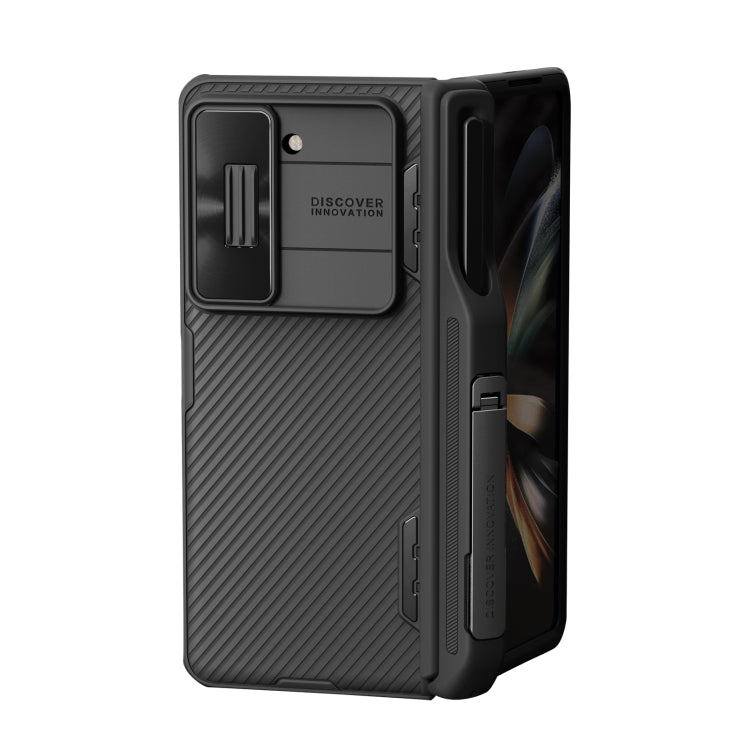 For Samsung Galaxy Z Fold5 NILLKIN Black Mirror Series Camshield PC Phone Case with Pen Slot(Black) - Galaxy Z Fold5 Cases by NILLKIN | Online Shopping South Africa | PMC Jewellery
