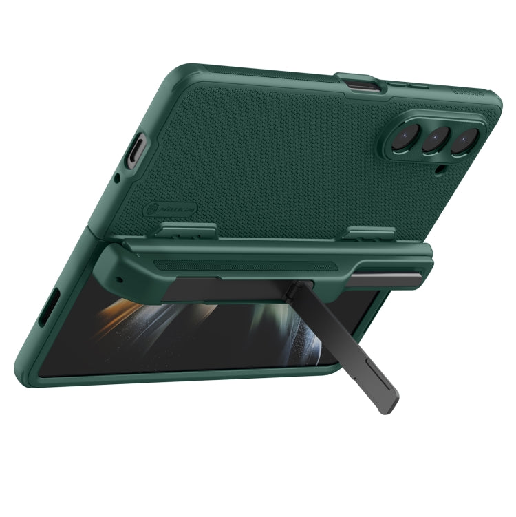 For Samsung Galaxy Z Fold5 NILLKIN Frosted Fold PC + TPU Phone Case with Pen Slot(Green) - Galaxy Z Fold5 Cases by NILLKIN | Online Shopping South Africa | PMC Jewellery