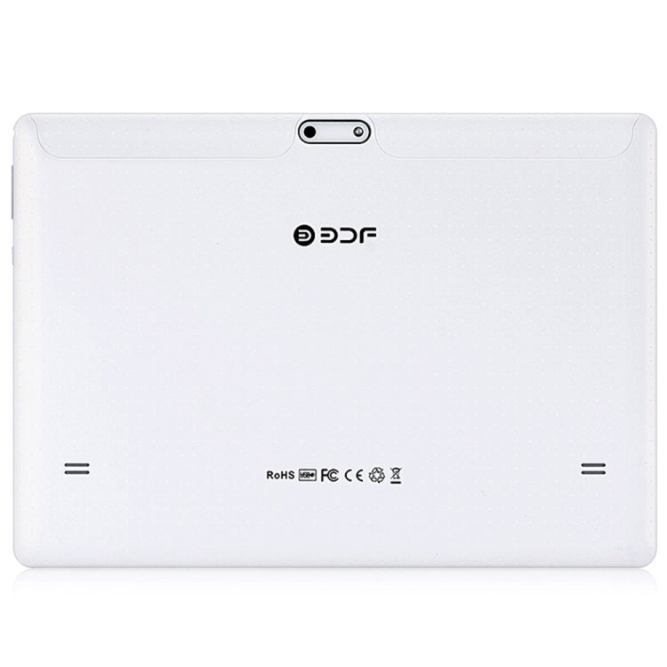 BDF K107 3G Phone Call Tablet PC 10.1 inch, 2GB+32GB, Android 9.0 MTK6735 Quad Core, Support Dual SIM, EU Plug(White) - BDF by BDF | Online Shopping South Africa | PMC Jewellery