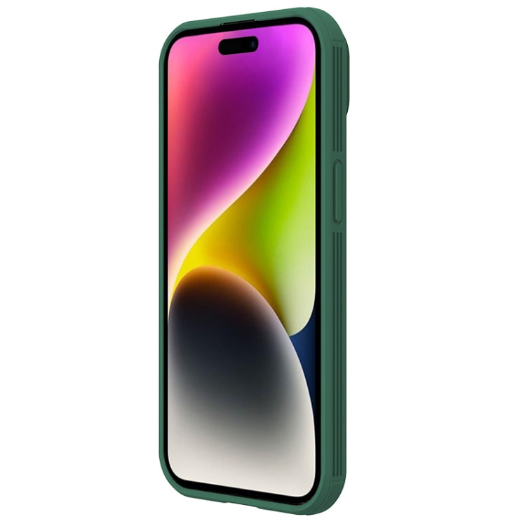 For iPhone 15 NILLKIN CamShield Pro PC Phone Case(Green) - iPhone 15 Cases by NILLKIN | Online Shopping South Africa | PMC TechLife | Buy Now Pay Later Mobicred