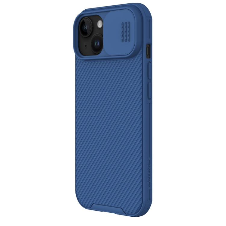 For iPhone 15 Plus NILLKIN CamShield Pro PC Phone Case(Blue) - iPhone 15 Plus Cases by NILLKIN | Online Shopping South Africa | PMC TechLife | Buy Now Pay Later Mobicred