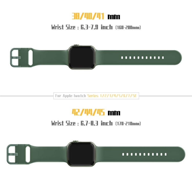 For Apple Watch 2 38mm Pin Buckle Silicone Watch Band(Clover) - Watch Bands by PMC TechLife | Online Shopping South Africa | PMC TechLife