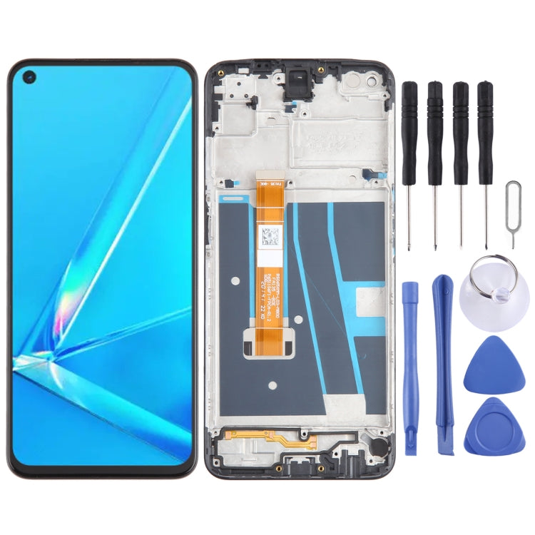 For OPPO A92 4G OEM LCD Screen Digitizer Full Assembly with Frame - free shipping - PMC TechLife - Order now!