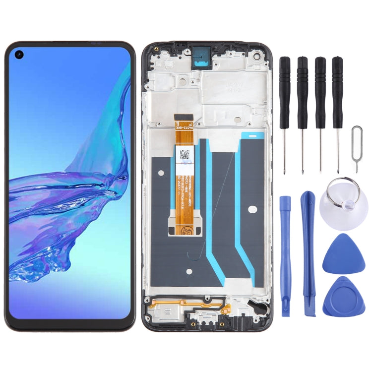 For OPPO A53 4G OEM LCD Screen Digitizer Full Assembly with Frame - LCD Screen by PMC TechLife | Online Shopping South Africa | PMC TechLife