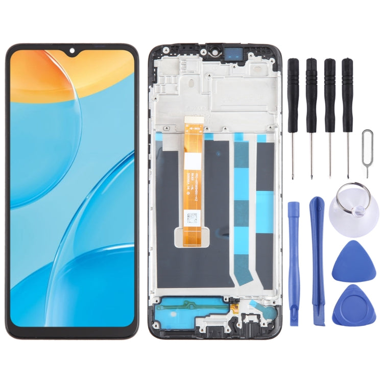 For OPPO A35 OEM LCD Screen Digitizer Full Assembly with Frame - LCD Screen by PMC TechLife | Online Shopping South Africa | PMC TechLife