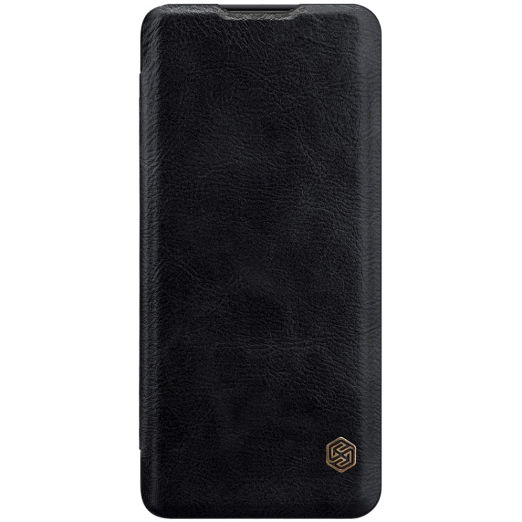 For Huawei P40 Pro Plus NILLKIN QIN Series Crazy Horse Texture Horizontal Flip Leather Case with Card Slot(Black) - Huawei Cases by NILLKIN | Online Shopping South Africa | PMC Jewellery