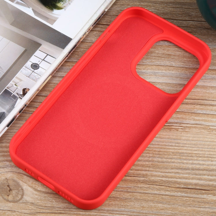 For iPhone 14 Pro MagSafe Liquid Silicone Phone Case(Red) - iPhone 14 Pro Cases by PMC TechLife | Online Shopping South Africa | PMC TechLife | Buy Now Pay Later Mobicred