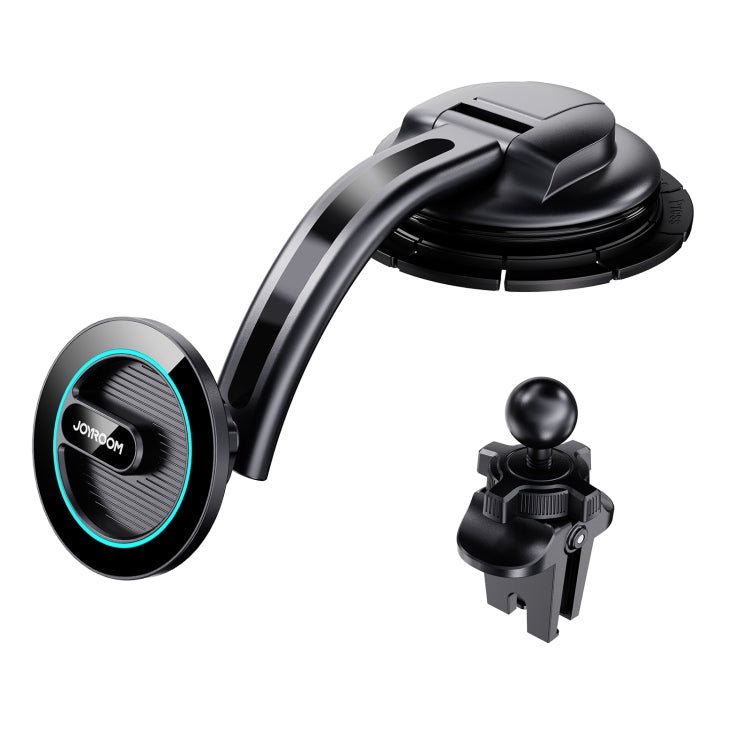 JOYROOM JR-ZS366-W 2 in 1 Dashboard Air Vent Magnetic Car Phone Mount Kit(Black) - Car Holders by JOYROOM | Online Shopping South Africa | PMC Jewellery | Buy Now Pay Later Mobicred