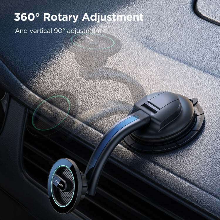 JOYROOM JR-ZS366-W 2 in 1 Dashboard Air Vent Magnetic Car Phone Mount Kit(Black) - Car Holders by JOYROOM | Online Shopping South Africa | PMC Jewellery | Buy Now Pay Later Mobicred