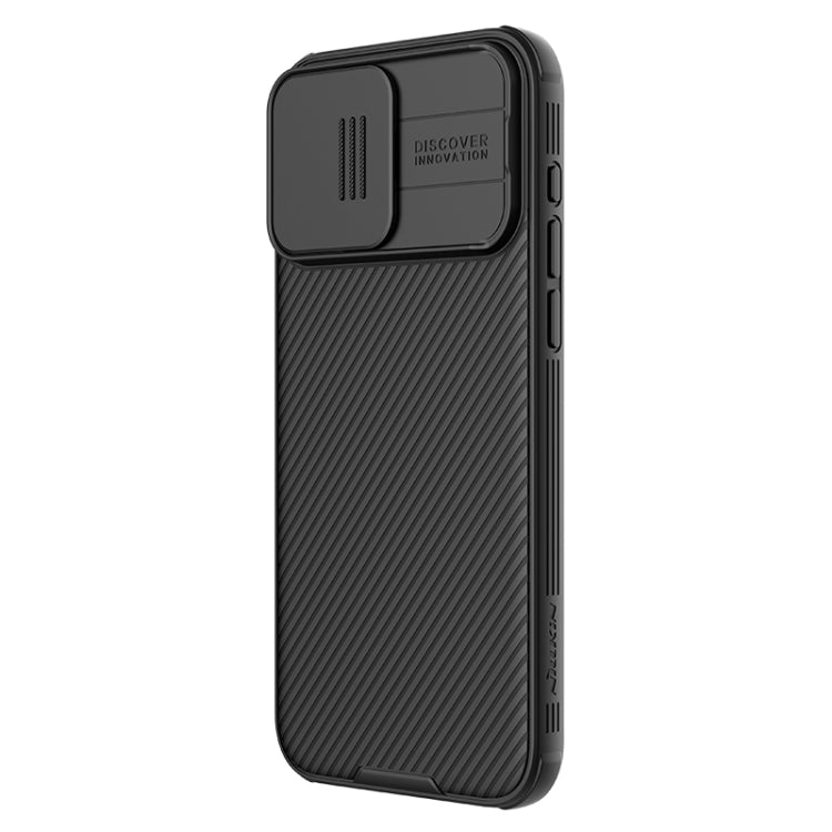 For iPhone 15 Pro NILLKIN CamShield Pro Magnetic Magsafe Phone Case(Black) - iPhone 15 Pro Cases by NILLKIN | Online Shopping South Africa | PMC Jewellery