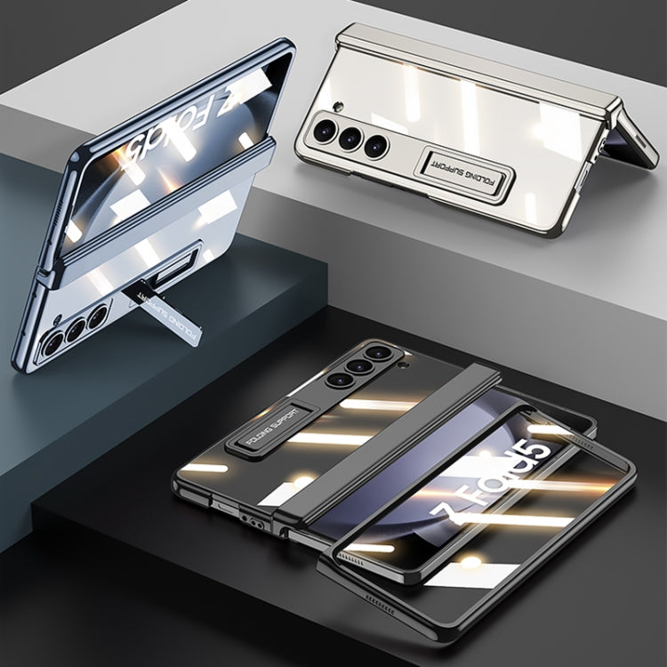 For Samsung Galaxy Z Fold5 GKK Integrated Magnetic Phantom Hinge Folding Phone Case with Stand(White) - Galaxy Z Fold5 Cases by GKK | Online Shopping South Africa | PMC TechLife | Buy Now Pay Later Mobicred