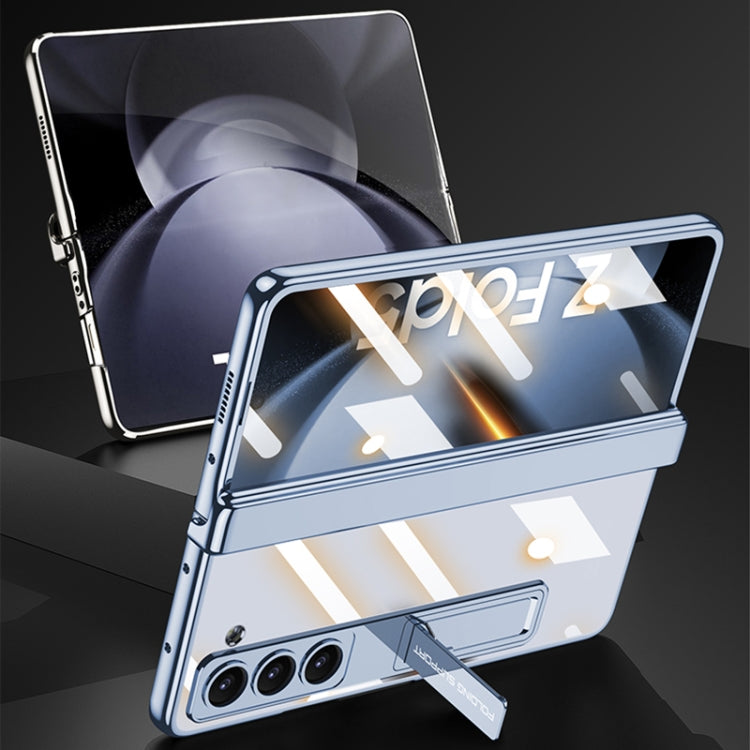 For Samsung Galaxy Z Fold5 GKK Integrated Magnetic Phantom Hinge Folding Phone Case with Stand(White) - Galaxy Z Fold5 Cases by GKK | Online Shopping South Africa | PMC TechLife | Buy Now Pay Later Mobicred