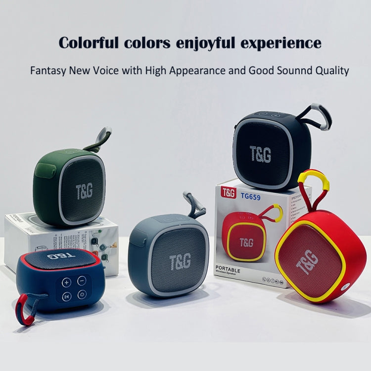 T&G TG659 Outdoor Portable TWS Mini Bluetooth Speaker(Grey) - free shipping - PMC TechLife - Order now!