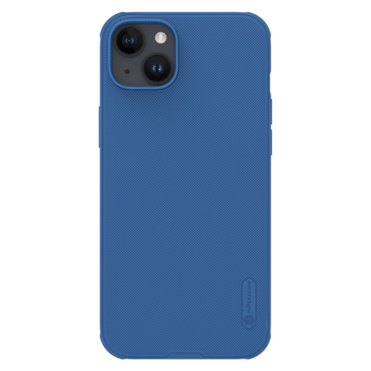 For iPhone 15 Plus NILLKIN Frosted Shield Pro Magnetic Magsafe Phone Case(Blue) - iPhone 15 Plus Cases by NILLKIN | Online Shopping South Africa | PMC Jewellery