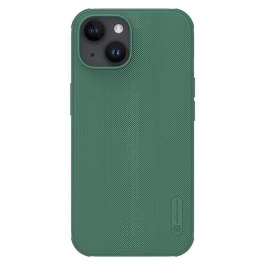 For iPhone 15 NILLKIN Frosted Shield Pro Magnetic Magsafe Phone Case(Green) - iPhone 15 Cases by NILLKIN | Online Shopping South Africa | PMC Jewellery