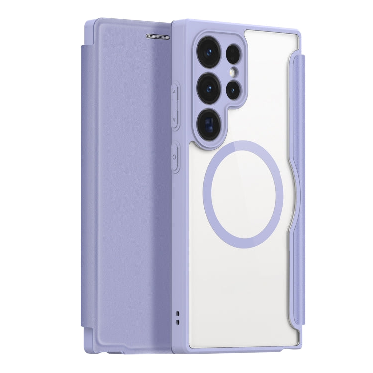 For Samsung Galaxy S24 Ultra 5G DUX DUCIS Skin X Pro Series Magsafe PC + TPU Phone Leather Case(Purple) - Galaxy S24 Ultra 5G Cases by DUX DUCIS | Online Shopping South Africa | PMC Jewellery | Buy Now Pay Later Mobicred