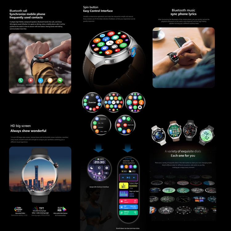 G4 Smart Bracelet 1.53 inch Smart Watch, Support Bluetooth Call / NFC / Heart Rate(Silver) - free shipping - PMC TechLife - Order now!