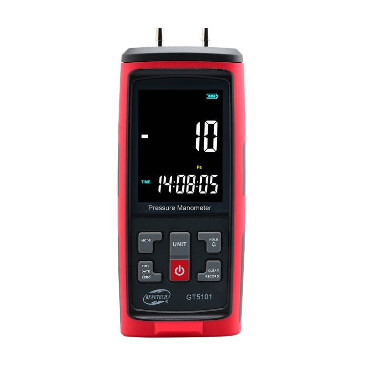 BENETECH GT5101 LCD Display Differential Pressure Meter, Specification:50KPa - free shipping - PMC TechLife - Order now!