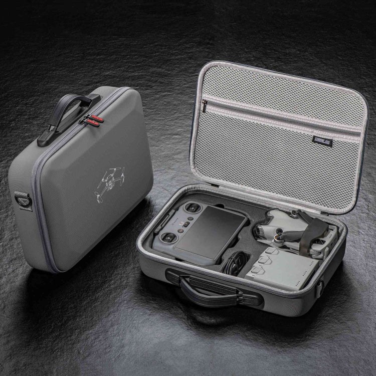 For DJI Mini 4 Pro / RC 2 with Screen STARTRC Shoulder Storage Bag PU Handbag(Grey) -  by STARTRC | Online Shopping South Africa | PMC Jewellery | Buy Now Pay Later Mobicred