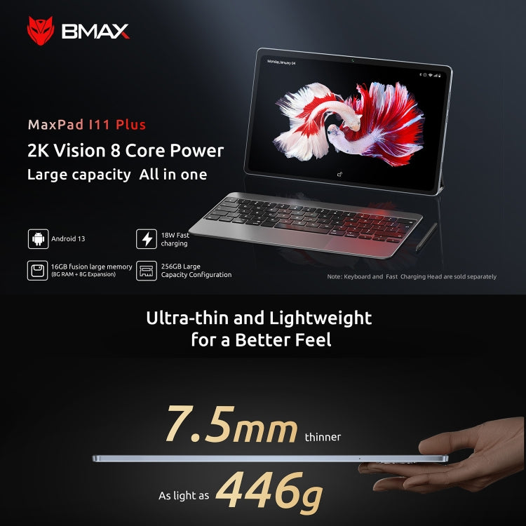 BMAX MaxPad i11 Plus, 8GB+256GB , 10.4 inch Android 13 OS Unisoc T606 Octa Core Support Dual SIM 4G Network(US Plug) - Other by BMAX | Online Shopping South Africa | PMC Jewellery